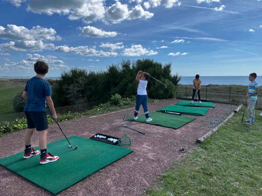 Golf et char à voile et natation …